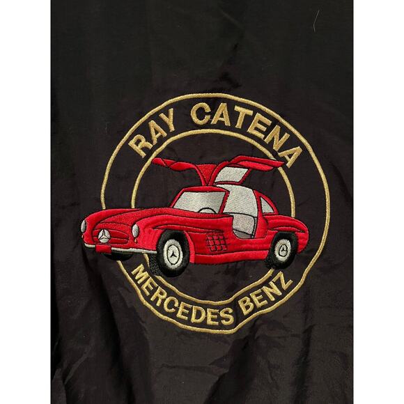 Mercedes Benz Ray Catena Bomber Jacket Mercedes 300sl Gullwing Vintage Sz. XL - Picture 6 of 7